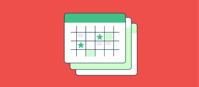 Editorial content calendar template